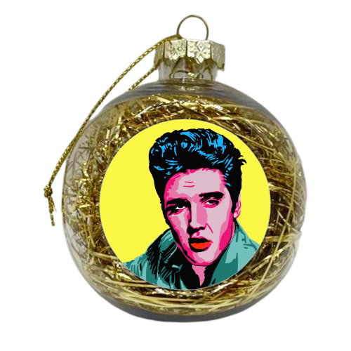 Caught In A Trap - xmas bauble by Wallace Elizabeth