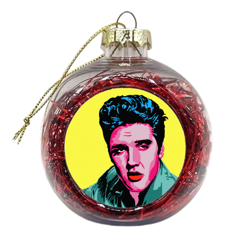 Caught In A Trap - xmas bauble by Wallace Elizabeth
