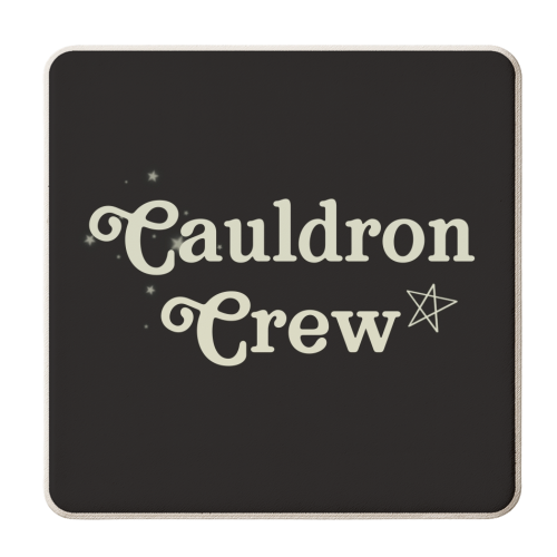 Cauldron Crew - personalised beer coaster by Giddy Kipper