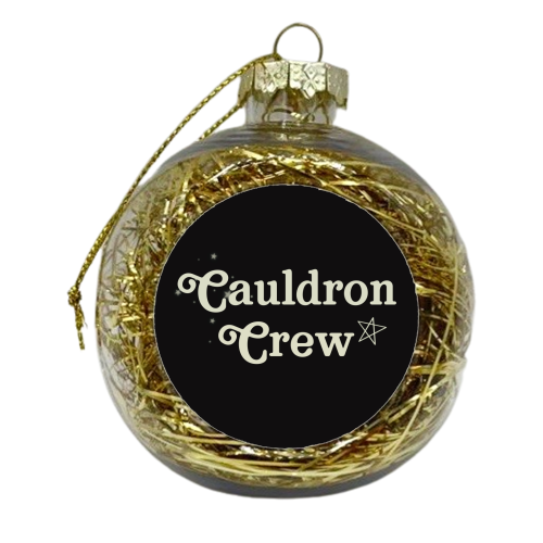 Cauldron Crew - xmas bauble by Giddy Kipper