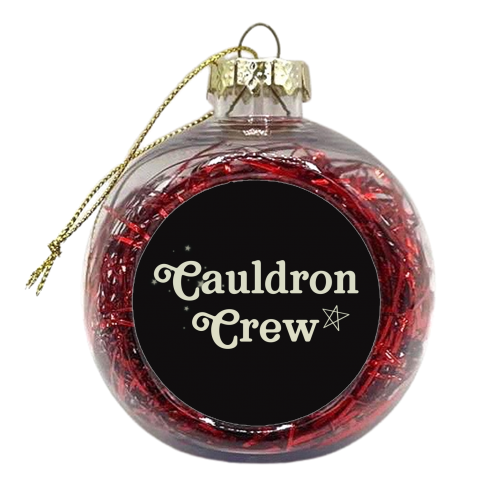 Cauldron Crew - xmas bauble by Giddy Kipper