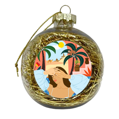 Cause a little bit of summer is what the whole year is all about - xmas bauble by Uma Prabhakar Gokhale