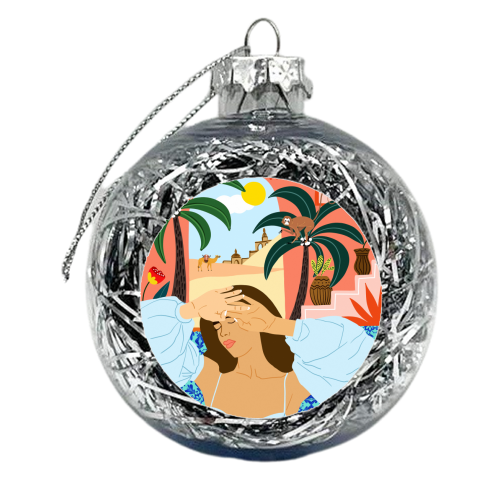 Cause a little bit of summer is what the whole year is all about - xmas bauble by Uma Prabhakar Gokhale