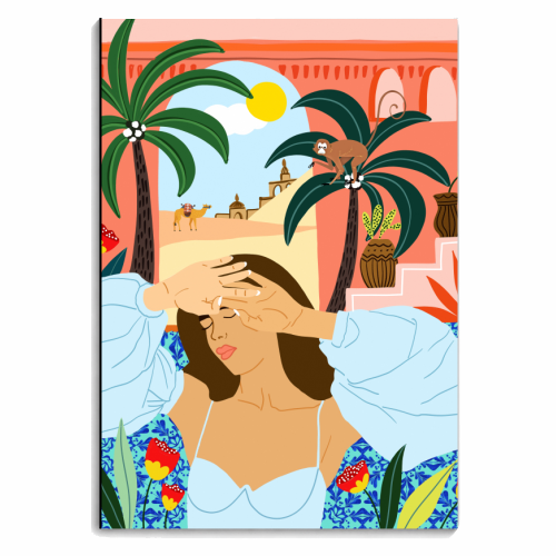 Cause a little bit of summer is what the whole year is all about - personalised A4, A5, A6 notebook by Uma Prabhakar Gokhale