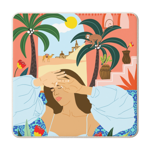 Cause a little bit of summer is what the whole year is all about - personalised beer coaster by Uma Prabhakar Gokhale