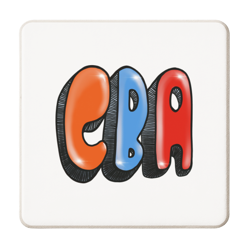 CBA - personalised beer coaster by PixieDrew