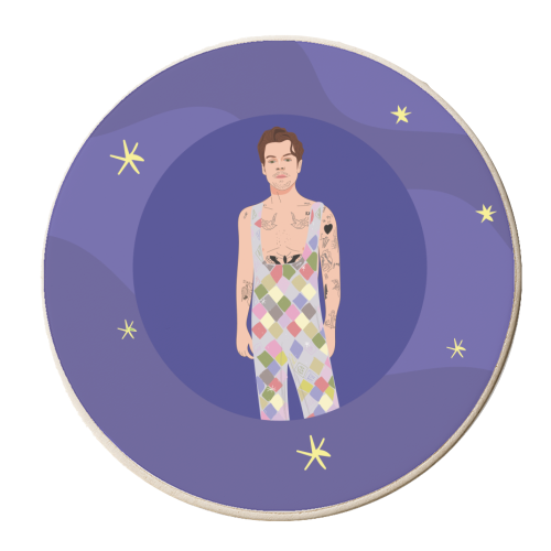 Celebrate In Style - Harry Print - personalised beer coaster by Laura Lonsdale