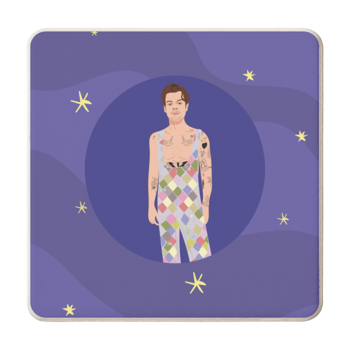 Celebrate In Style - Harry Print - personalised beer coaster by Laura Lonsdale