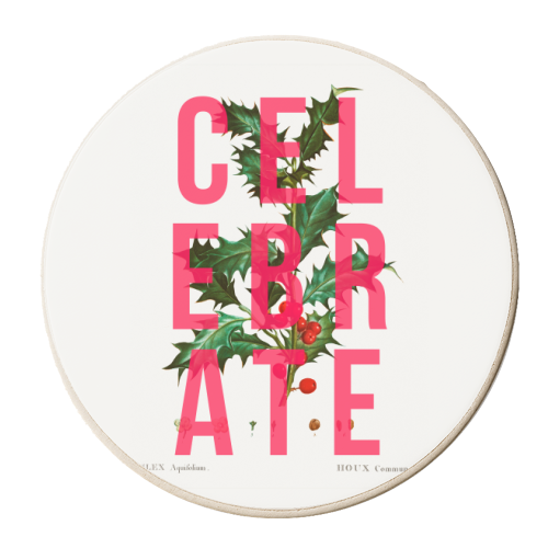 Celebrate - personalised beer coaster by The 13 Prints