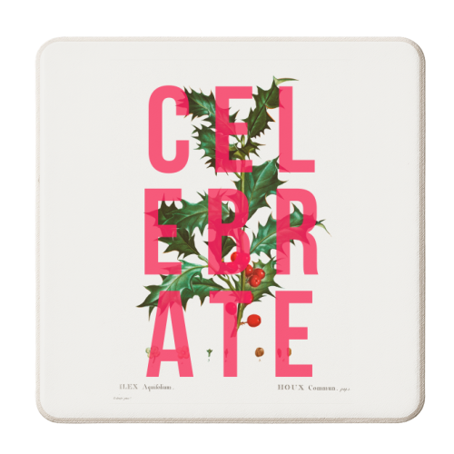 Celebrate - personalised beer coaster by The 13 Prints