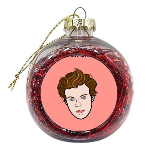 Celebrate Your Birthday In Style - xmas bauble by Adam Regester