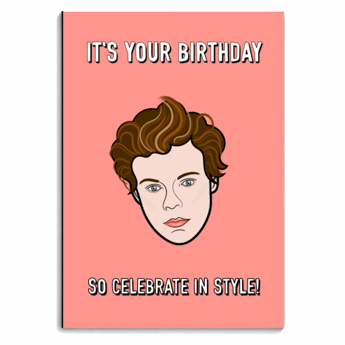 Celebrate Your Birthday In Style - personalised A4, A5, A6 notebook by Adam Regester