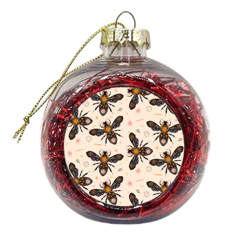 Celestial Buzz - xmas bauble by Lisa Wardle