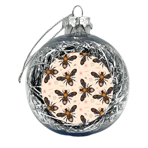 Celestial Buzz - xmas bauble by Lisa Wardle