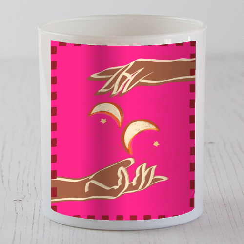 Celestial Exchange – A Couple Of Moons - scented candle by Uma Prabhakar Gokhale