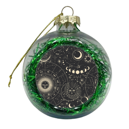 Celestial map - xmas bauble by haris kavalla