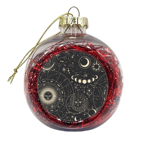 Celestial map - xmas bauble by haris kavalla
