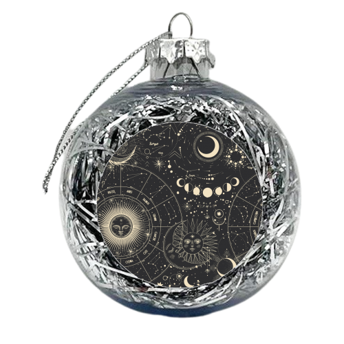 Celestial map - xmas bauble by haris kavalla
