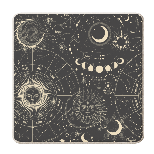Celestial map - personalised beer coaster by haris kavalla