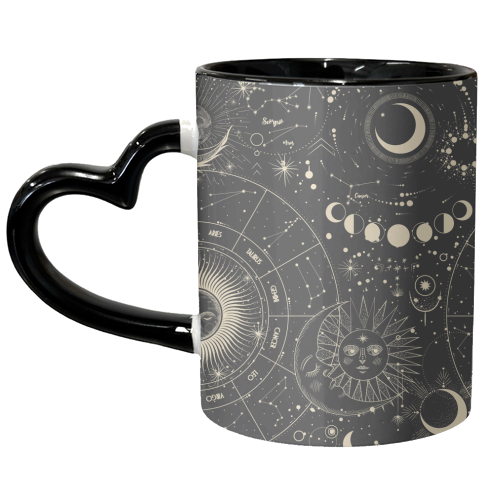 Celestial map - unique mug by haris kavalla