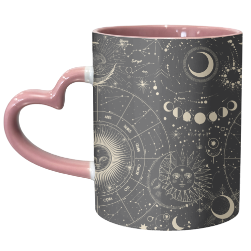 Celestial map - unique mug by haris kavalla