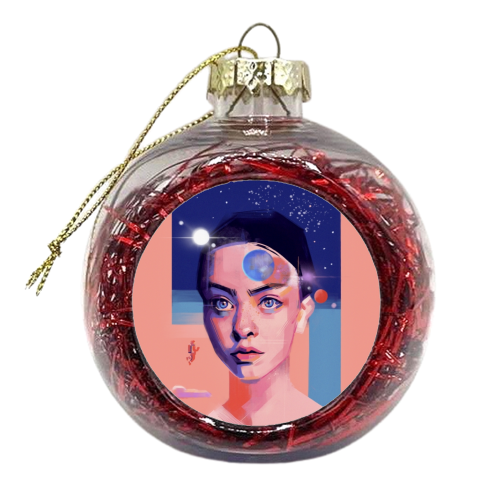 Celestine - xmas bauble by Rebecca Sampson