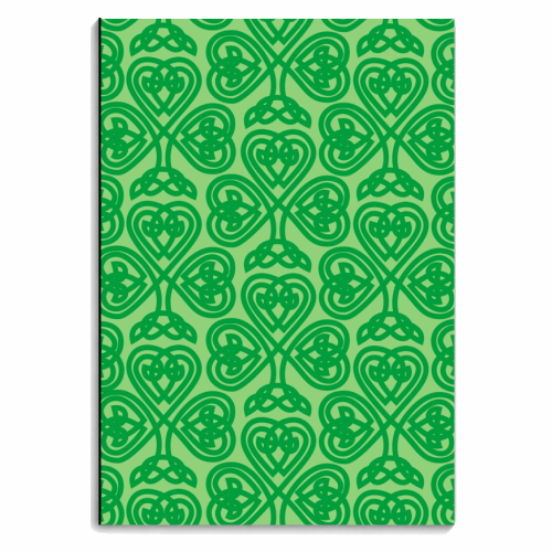 CELTIC SHAMROCK - personalised A4, A5, A6 notebook by AP