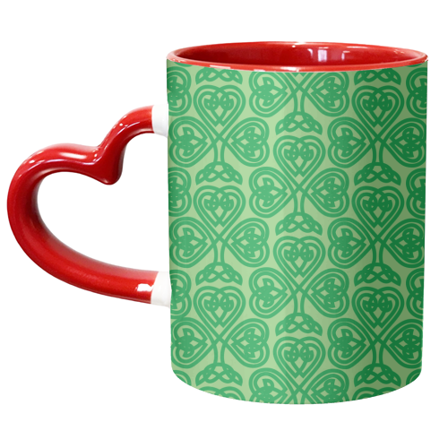 CELTIC SHAMROCK - unique mug by AP