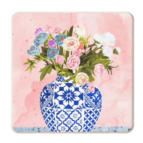 Ceramic Planter - personalised beer coaster by Uma Prabhakar Gokhale
