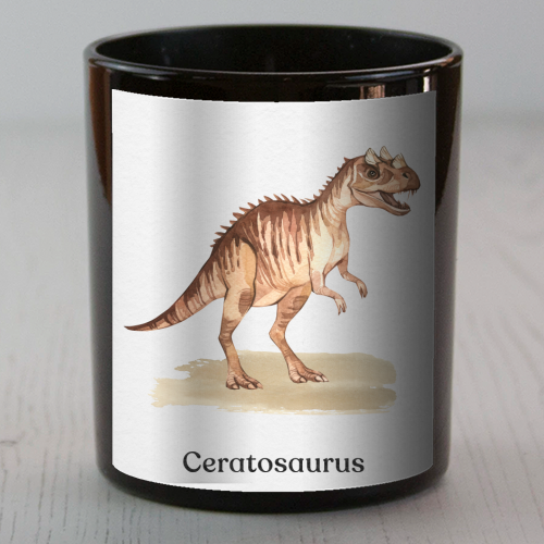 Ceratosaurus - scented candle by Gal Design
