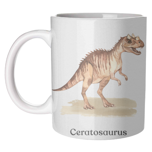 Ceratosaurus - unique mug by Gal Design