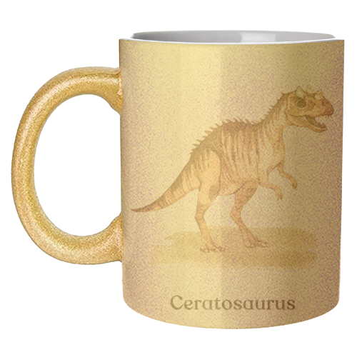 Ceratosaurus - unique mug by Gal Design