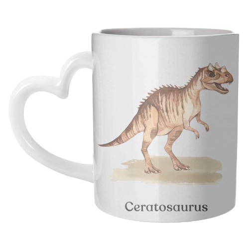 Ceratosaurus - unique mug by Gal Design