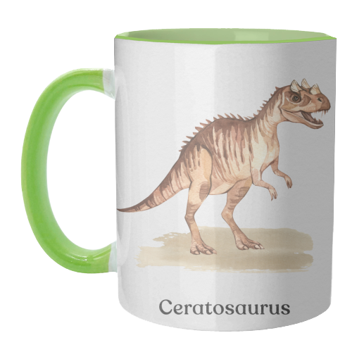 Ceratosaurus - unique mug by Gal Design