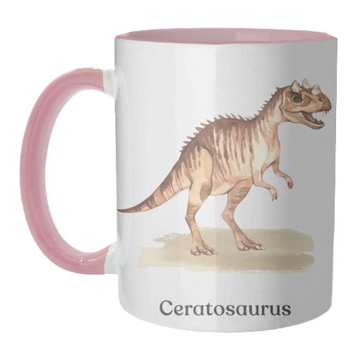 Ceratosaurus - unique mug by Gal Design