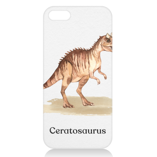 Ceratosaurus - unique phone case by Gal Design