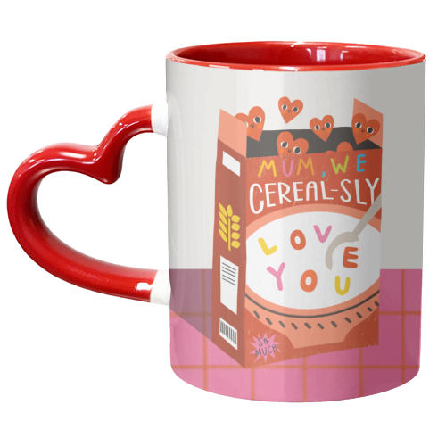 Cereal Mum Design - unique mug by AbiGoLucky