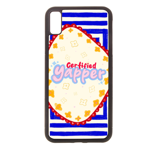 Certified Yapper - stylish phone case by Yaz Raja