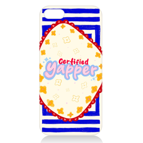 Certified Yapper - unique phone case by Yaz Raja