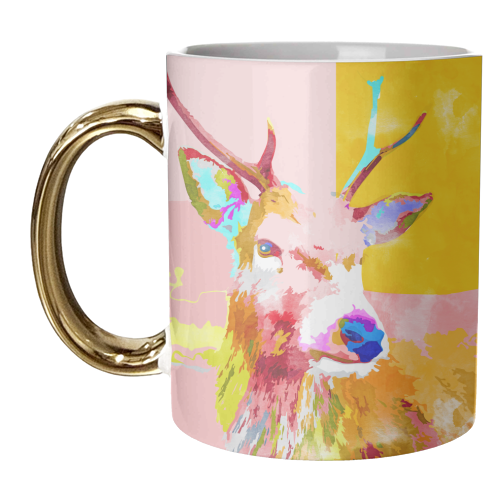 Cervine - unique mug by Uma Prabhakar Gokhale