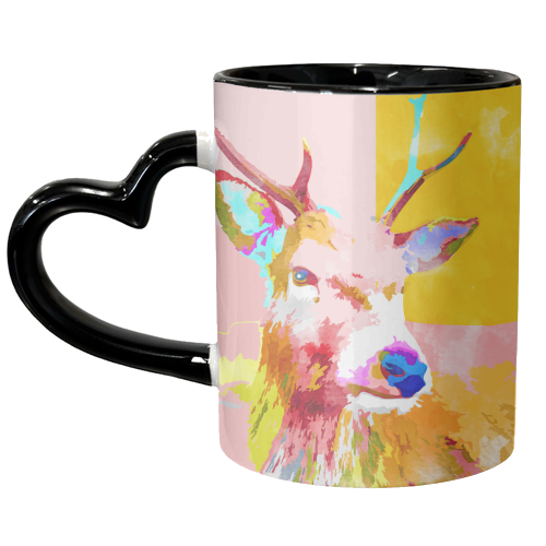 Cervine - unique mug by Uma Prabhakar Gokhale