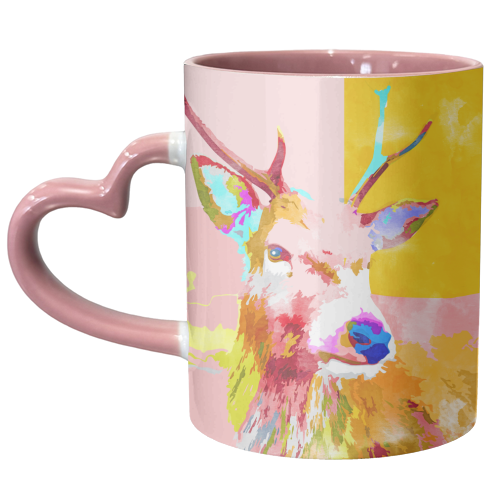 Cervine - unique mug by Uma Prabhakar Gokhale