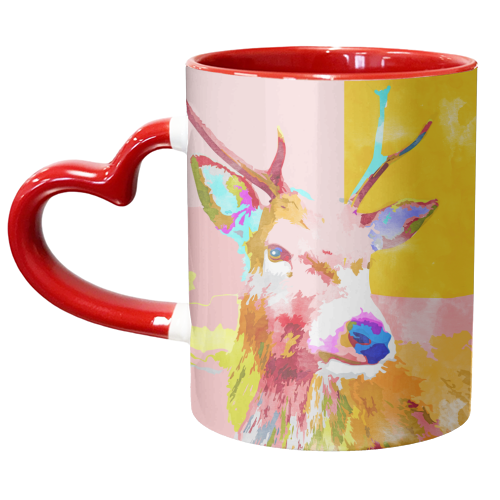 Cervine - unique mug by Uma Prabhakar Gokhale