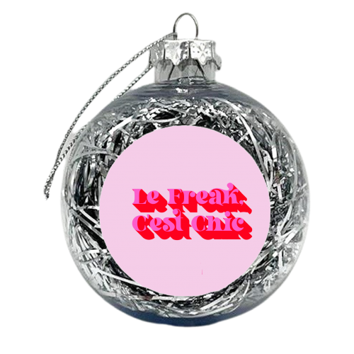 C'est Chic - xmas bauble by Wallace Elizabeth