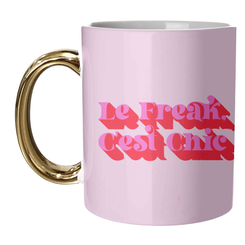 C'est Chic - unique mug by Wallace Elizabeth