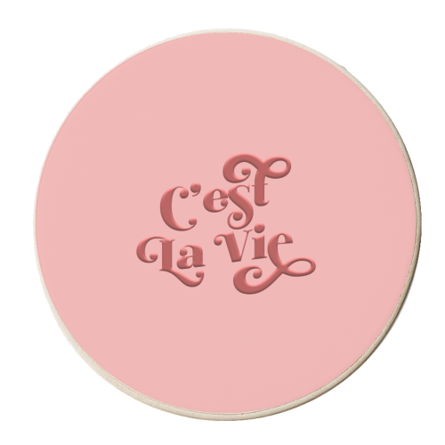 C'est La Vie - personalised beer coaster by Dominique Benedict