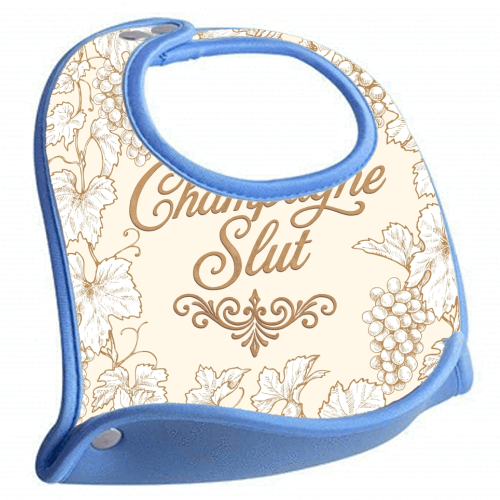 Champagne Slut - feeding bib by Lilly Rose