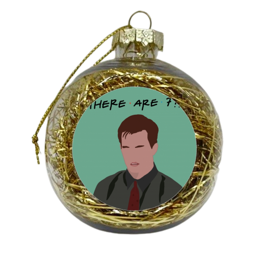 Chandler Bing - xmas bauble by Cheryl Boland