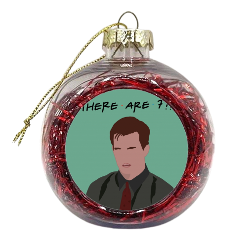 Chandler Bing - xmas bauble by Cheryl Boland
