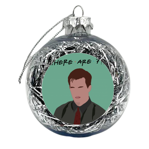 Chandler Bing - xmas bauble by Cheryl Boland